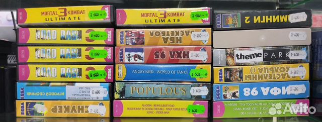 Картриджи sega\dendy