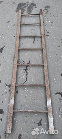 Металлическая лестница времен СССР длина 237 см