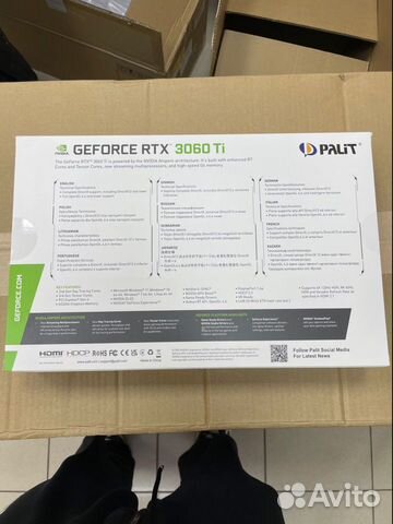 Видеокарта Palit RTX 3060 Ti Dual 8 GB