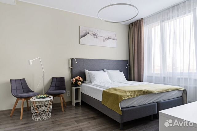 

1-к. квартира, 30 м², 2 кровати