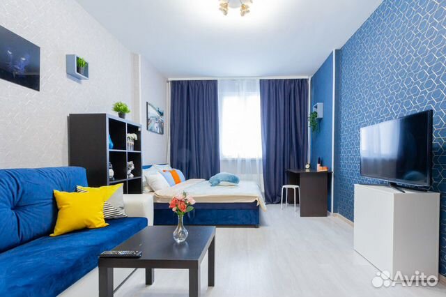 

1-к. квартира, 38 м², 2 кровати