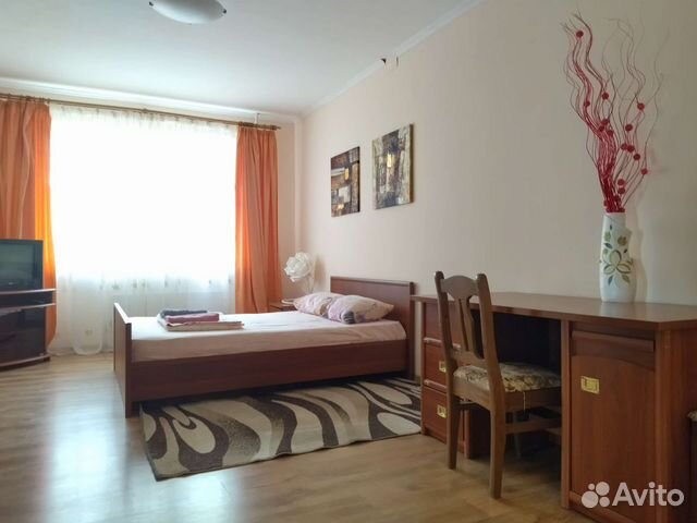 

1-к. квартира, 42 м², 2 кровати