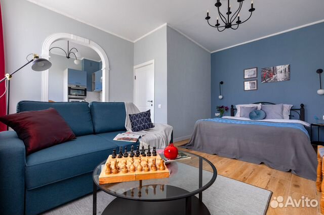 

1-к. квартира, 40 м², 2 кровати