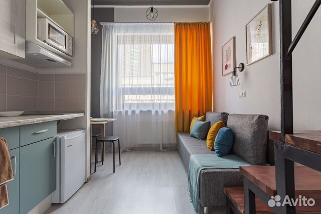 

Квартира-студия, 22 м², 2 кровати