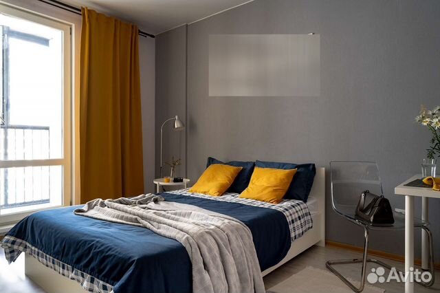 

Квартира-студия, 27 м², 1 кровать
