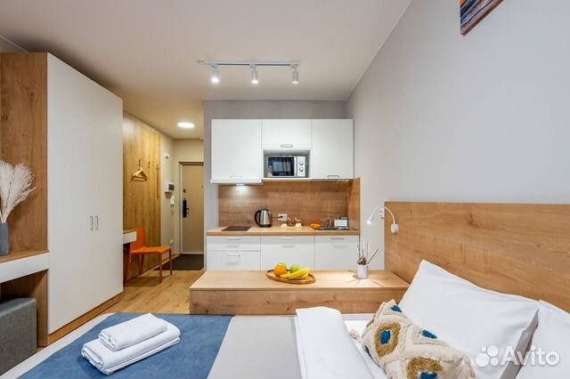 

Квартира-студия, 24 м², 2 кровати