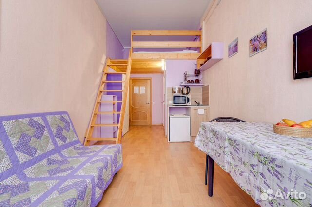 

Квартира-студия, 26 м², 3 кровати