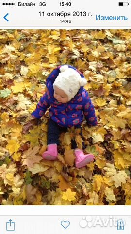 Куртка для девочки 12-18м Куртка для девочки 12-18м