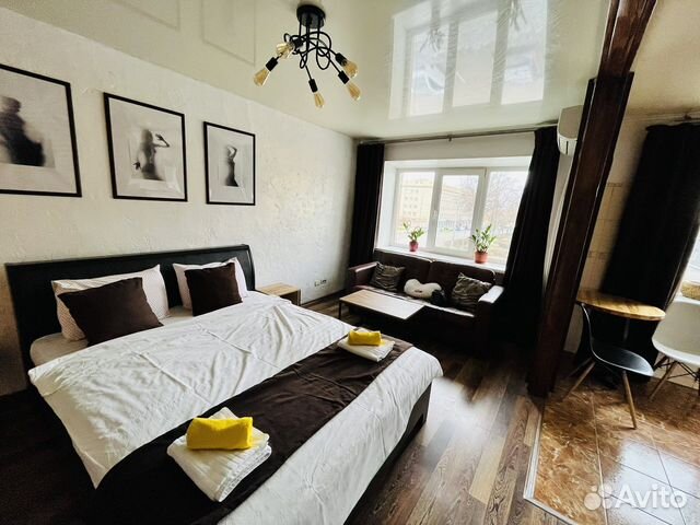 

Квартира-студия, 35 м², 2 кровати