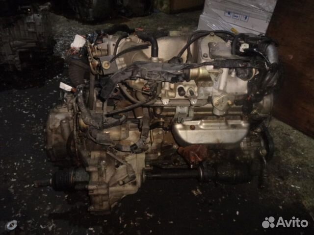 Двигатель в сборе с кпп, Mazda KL