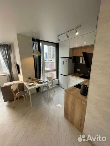 

Квартира-студия, 28 м², 2 кровати