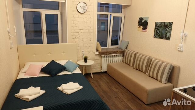 

Квартира-студия, 26 м², 2 кровати