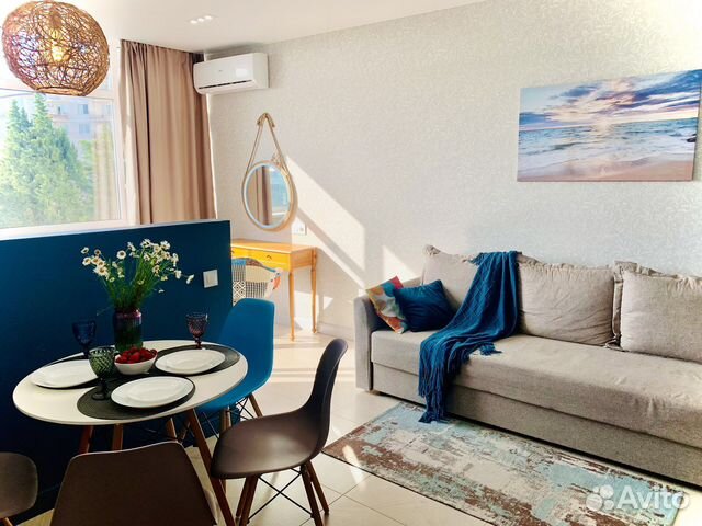 

Квартира-студия, 33 м², 2 кровати