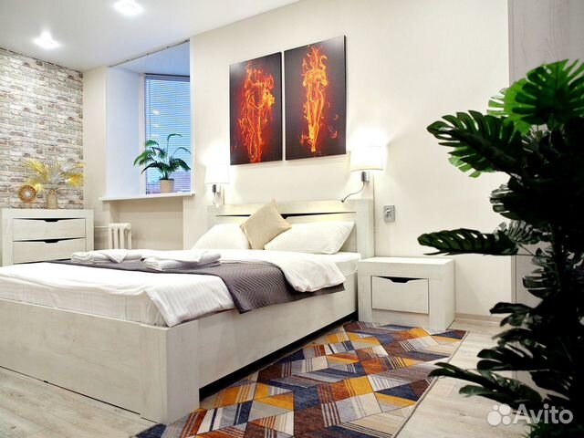 

1-к. квартира, 45 м², 2 кровати