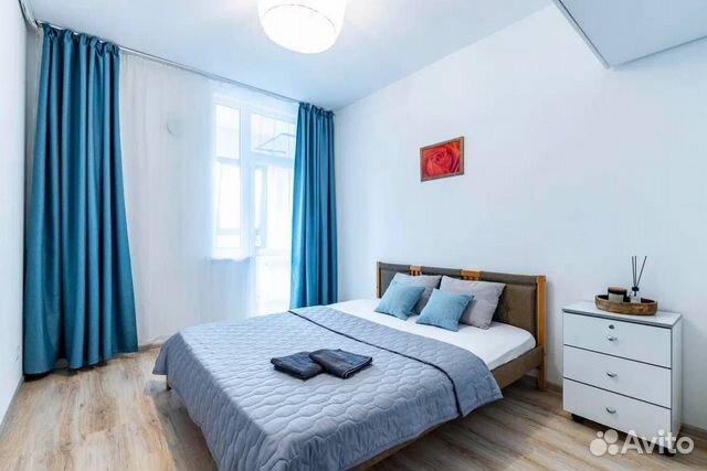 

1-к. квартира, 45 м², 2 кровати