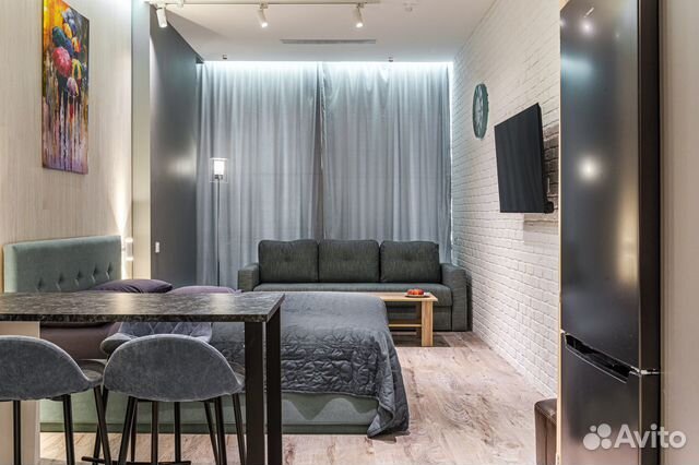 

Квартира-студия, 37 м², 2 кровати
