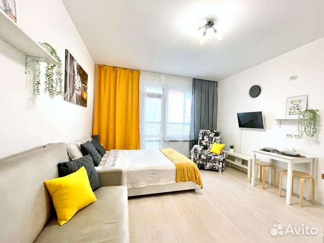 

Квартира-студия, 36 м², 3 кровати