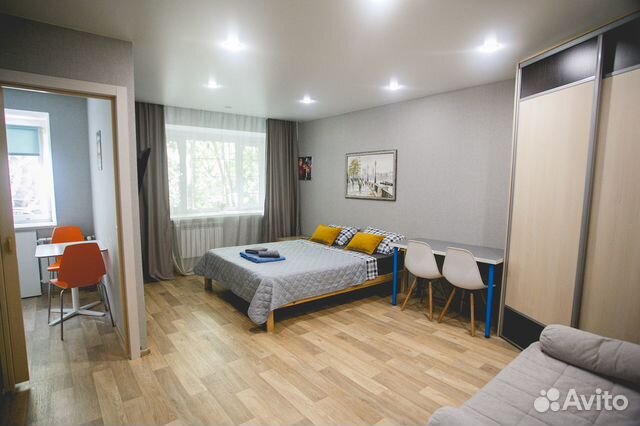 

1-к. квартира, 30 м², 2 кровати