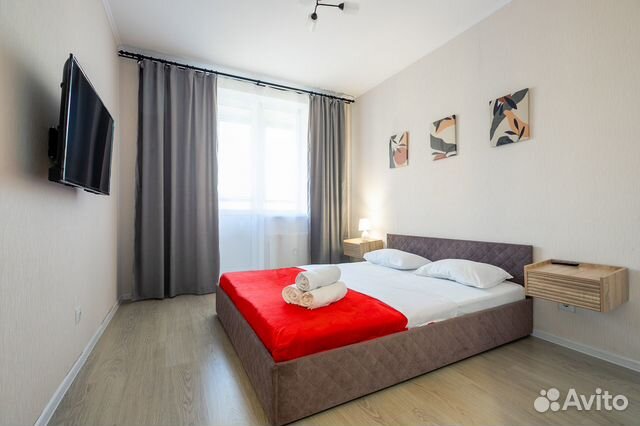 

1-к. квартира, 34 м², 2 кровати
