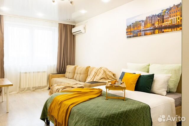 

1-к. квартира, 47 м², 2 кровати