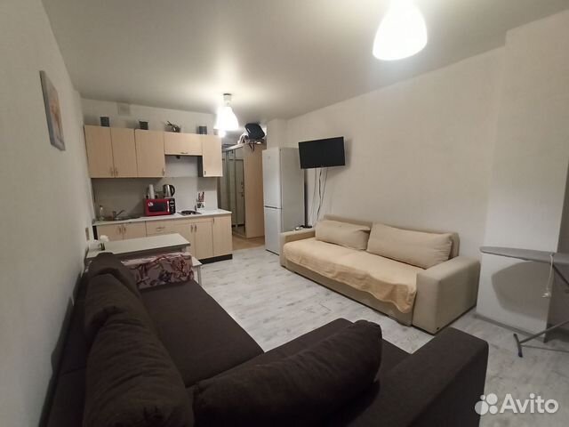 

Квартира-студия, 29 м², 2 кровати