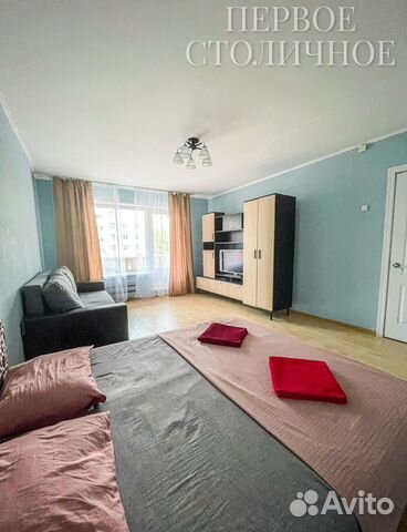 

1-к. квартира, 38 м², 2 кровати