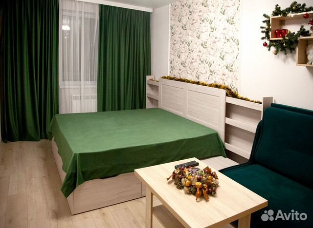 

1-к. квартира, 34 м², 2 кровати