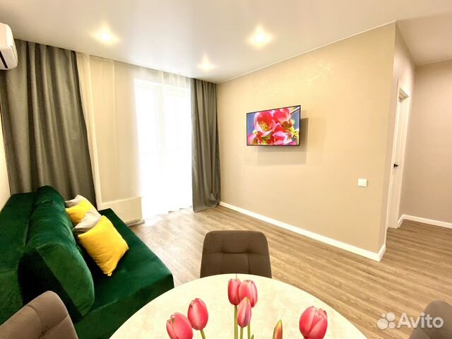 

1-к. квартира, 40 м², 2 кровати