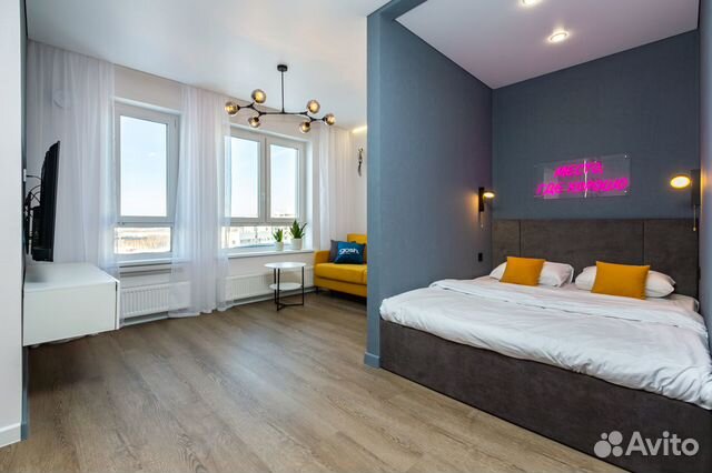 

Квартира-студия, 37 м², 2 кровати