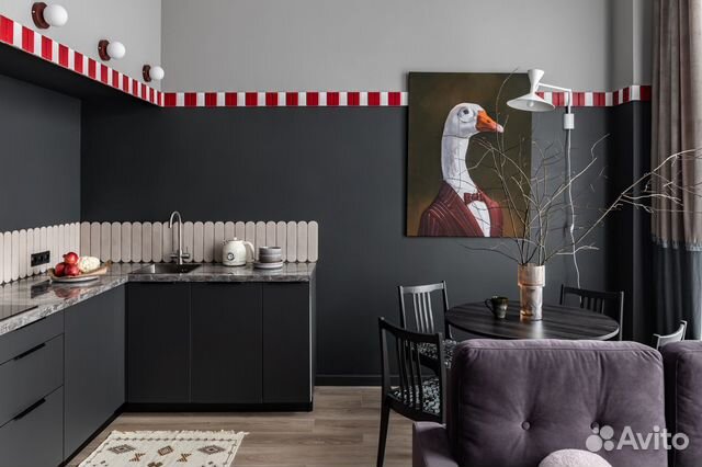 

Квартира-студия, 33 м², 2 кровати
