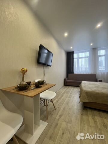 

Квартира-студия, 28 м², 2 кровати