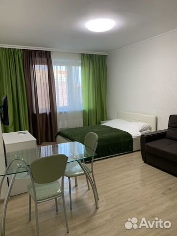 

Квартира-студия, 28 м², 2 кровати