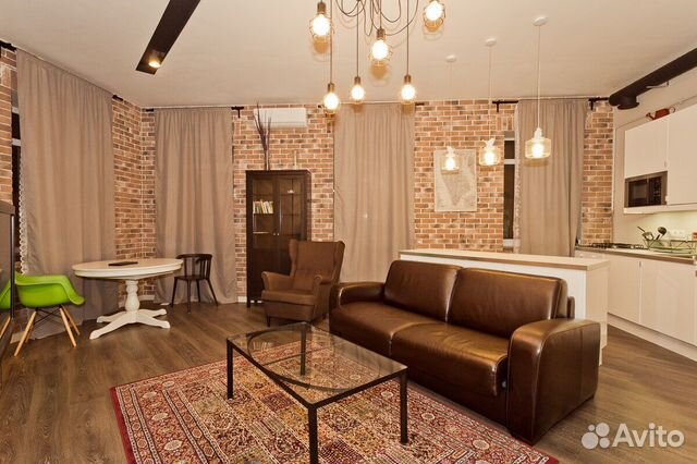 

Квартира-студия, 65 м², 2 кровати