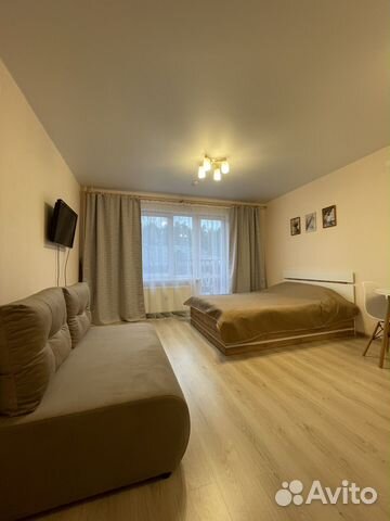 

Квартира-студия, 28 м², 2 кровати