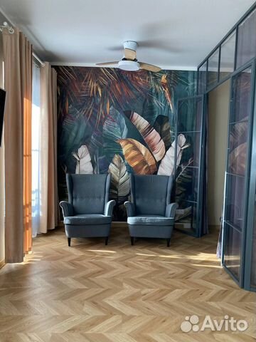 

Квартира-студия, 45 м², 2 кровати