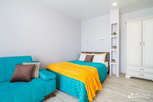 

1-к. квартира, 37,5 м², 2 кровати