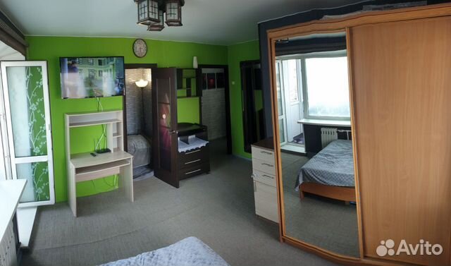 

1-к. квартира, 31 м², 2 кровати
