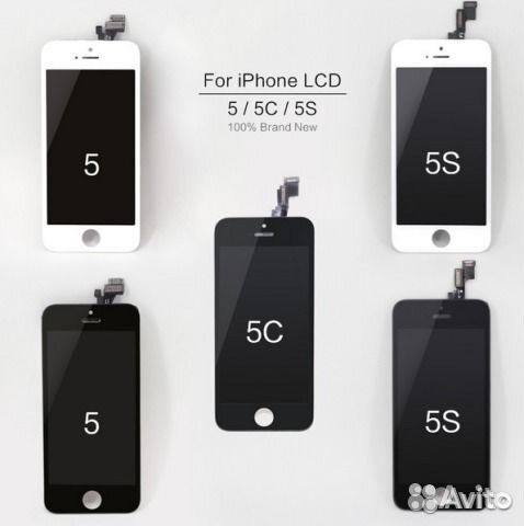 Дисплеи в наличии на iPhone 7/5/5s/SE/6/4/4S/6Plu