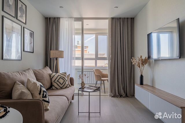 

1-к. квартира, 37 м², 2 кровати