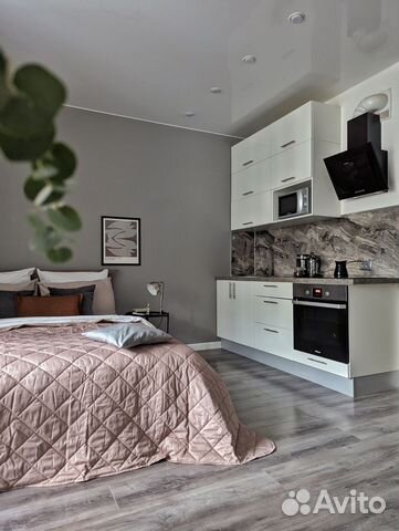 

Квартира-студия, 32 м², 2 кровати