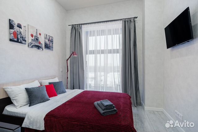 

Квартира-студия, 26 м², 2 кровати