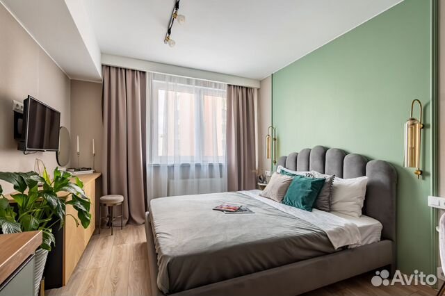 

Квартира-студия, 28 м², 2 кровати