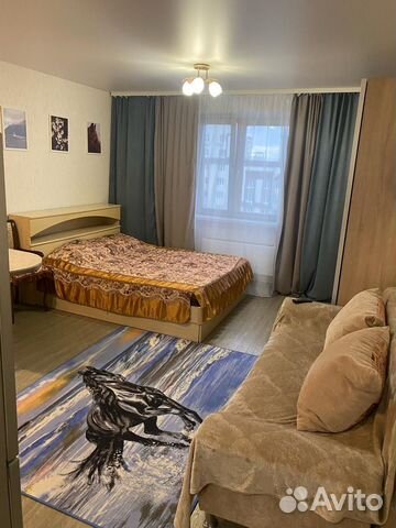 

Квартира-студия, 28 м², 2 кровати