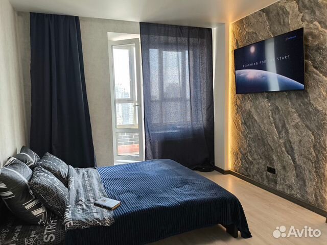 

1-к. квартира, 44 м², 2 кровати