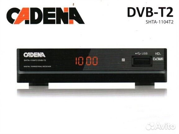 Приемник цифровой эфирный cadena 1104T2 DVB-T2