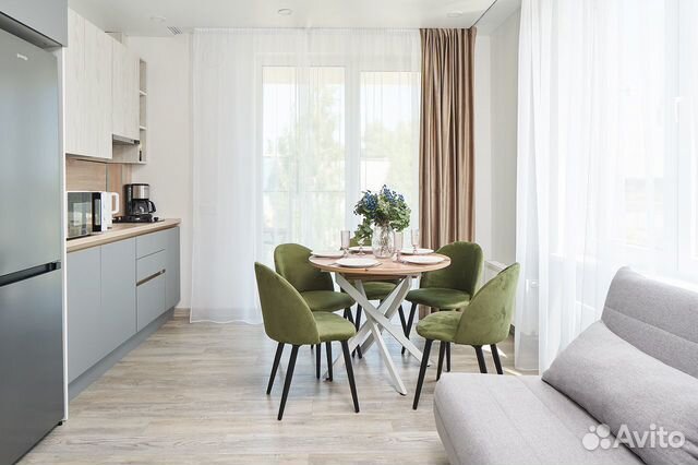 

1-к. квартира, 46,4 м², 3 кровати