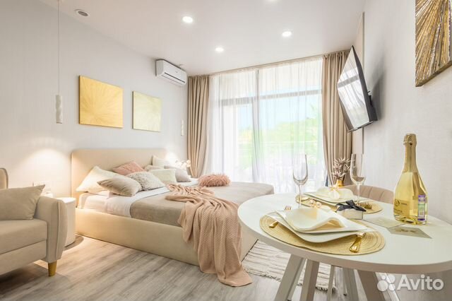 

Квартира-студия, 26,4 м², 2 кровати