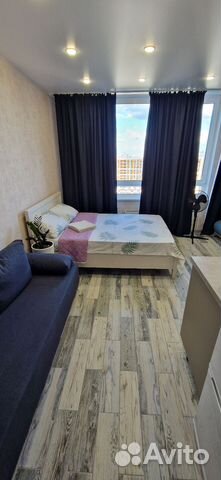 

Квартира-студия, 27 м², 3 кровати