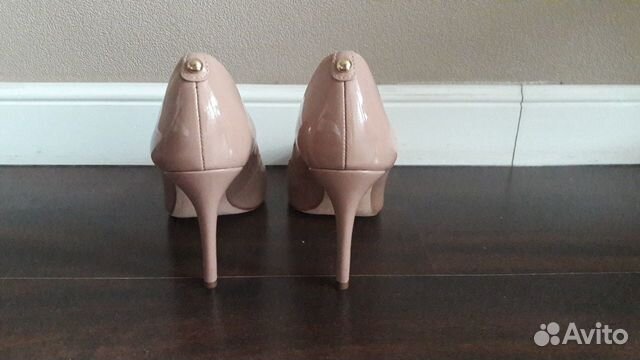 Бежевые лодочки