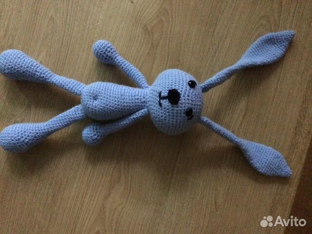 Игрушка вязанный заяц Игрушка вязанный заяц